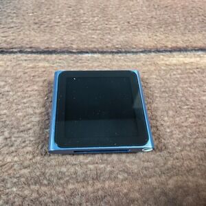 Apple iPod Nano 6th Gen Media Player OS Blue Good Touchscreen Clip 8GB/16GB READ